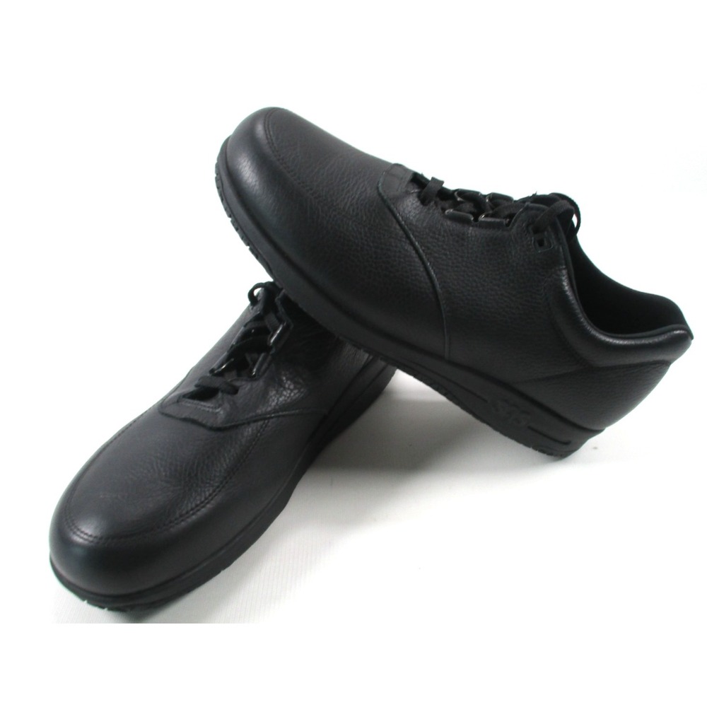 SAS Guardian Shoes 12 Wide Black Leather Classic Lace Up Comfort Slip Resistant